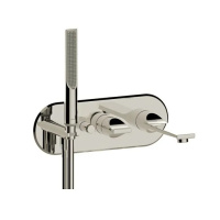 Смеситель для ванны Bossini Apice Z00555.094 никель шлифованный