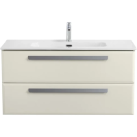 Тумба под раковину Cezares ECO-CER-N-1000-2C-SO-AS-P Альпака брашированная без ручек