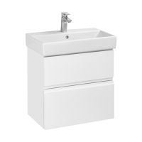 Тумба под раковину Roca Oleta 60 белый глянец, 2 ящика, A857639806
