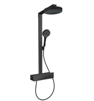 Душевая система с термостатом Hansgrohe Rainfinity Showerpipe 250 1jet 28742670 черный матовый