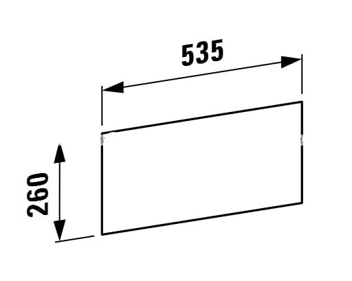 Панель задняя Laufen Palomba 4.0715.2.180.227.1