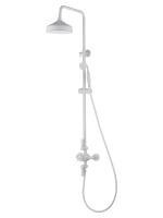 Душевая система с термостатом WONZON & WOGHAND RETRO, белый матовый WW-B3041-MW