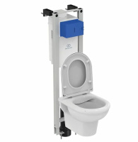 Комплект инсталляции 3в 1 Ideal Standard Exacto с крышкой-сиденьем микролифт X022601