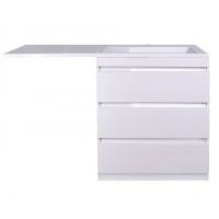 Тумба под стиральную машину напольная Style Line Даллас СС-00002305 белый