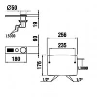 Электронный блок управления для ванны Laufen Twinprime 3.2432.6.004.600.1