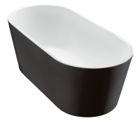Акриловая ванна (170x80) BelBagno BB71-1700-NERO-W0