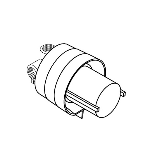Скрытая часть смесителя для душа Hansgrohe 13620180