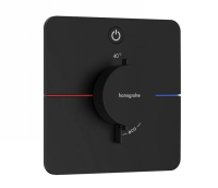 Термостат для душа Hansgrohe ShowerSelect Comfort Q 15581670 черный матовый 