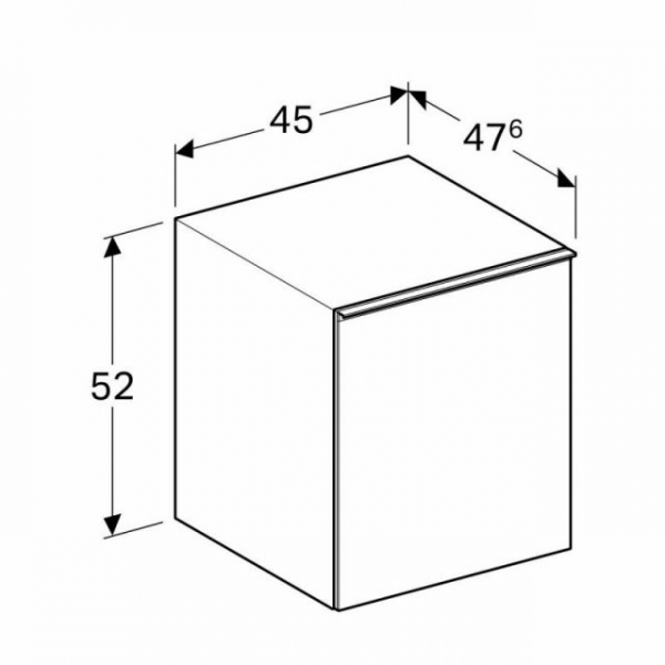 Шкаф Geberit Acanto 500.618.JL.2