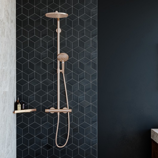 Полка угловая Hansgrohe AddStoris 41741140 шлифованная бронза