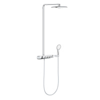 Душевая система с термостатом для настенного монтажа Grohe Rainshower System SmartControl 360 DUO 26250 LS0 (26250LS0) белая луна Душевая система с термостатом для настенного монтажа Grohe Rainshower System SmartControl 360 DUO 26250 LS0 (26250LS0) белая луна