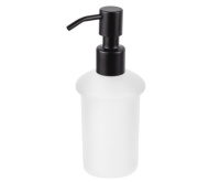 Колба стеклянная для дозатора жидкого мыла KAISER 9001, черный  Колба стеклянная для дозатора жидкого мыла KAISER 9001, черный