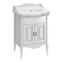 Тумба под раковину Opadiris Лоренцо 60  Z0000011068 белый матовый (без раковины)