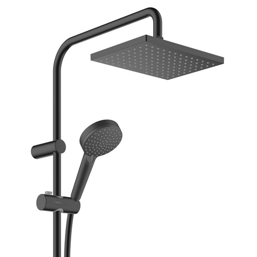 Душевая стойка Hansgrohe Vernis Shape Showerpipe 230 Reno 26282670, черный матовый