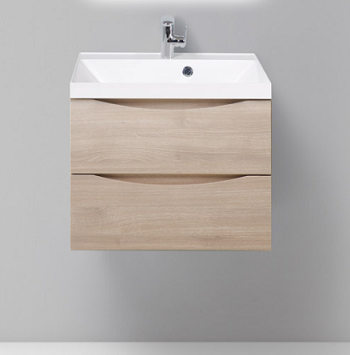 База под раковину подвесная BelBagno MARINO-600-2C-SO-RG-P Rovere Grigio