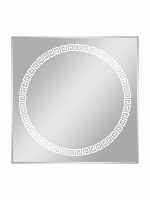 Зеркало подсветкой (70x70) Continent Византия Люкс ЗЛП05