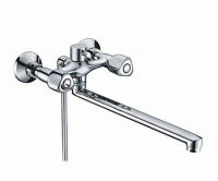 Смеситель для ванны с длинным изливом WasserKRAFT Amper 2902L Смеситель для ванны с длинным изливом WasserKRAFT Amper 2902L