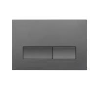 Кнопка смыва для инсталляции механическая WONZON & WOGHAND, темный графит WW-IB224-BGM