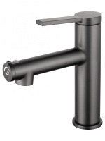 Смеситель для раковины с функцией полоскания WONZON & WOGHAND, темный графит WW-H1017-BGG Смеситель для раковины с функцией полоскания WONZON & WOGHAND, темный графит WW-H1017-BGG