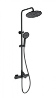 Душевая система с термостатом WONZON & WOGHAND SOLID, черный матовый WW-C3011-A-MB