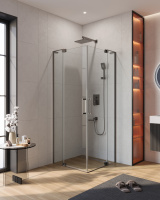 Душевой уголок (70х70) CEZARES SLIDER SLIDER-A-2-70/80-C-GM