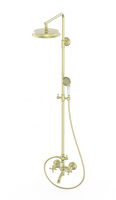 Душевая система WONZON & WOGHAND RETRO, брашированное золото WW-88739020-BG
