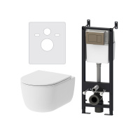 Комплект унитаза с инсталляцией Damixa Sirius DX86.IS10151.1700