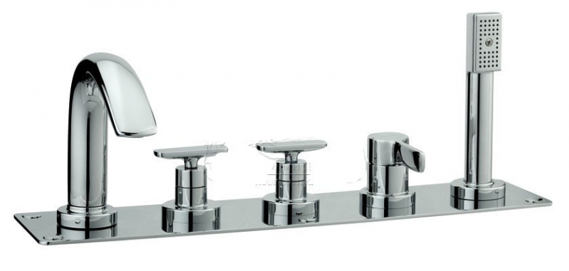 Смеситель для ванны Laufen Curveprime 3.2270.5.904.384.1