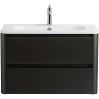 Тумба под раковину Cezares RELAX-800-2C-SO-GM оружейная сталь матовый