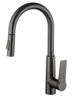 Смеситель для кухни с выдвижным изливом WONZON & WOGHAND, темный графит WW-A20782-BGG Смеситель для кухни с выдвижным изливом WONZON & WOGHAND, темный графит WW-A20782-BGG