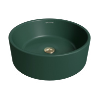 Раковина накладная (40х40) Grossman Color GR-3013OLM, зеленый