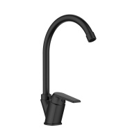 Смеситель для кухни однорычажный полимерный OneLife P02-000b черный