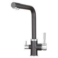 Смеситель для кухни Point PN3103B черный