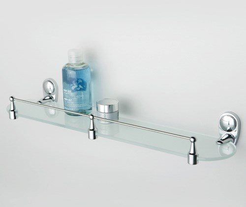 Полка стеклянная с бортиком Wasserkraft Main K-9244