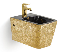 Биде подвесное Vincea Q-Line VB1-12G1B золото