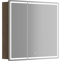 Зеркало-шкаф с подсветкой (89х74) Sancos Mirror MI90ECH