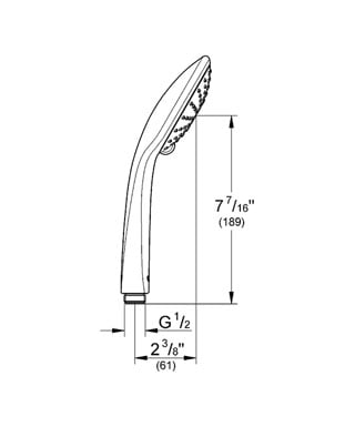 Ручной душ Eco Grohe Euphoria 27238 000 (27238000) Ручной душ Eco Grohe Euphoria 27238 000 (27238000)