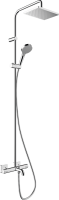Душевая система Showerpipe 230 1jet с термостатом для ванны Hansgrohe Vernis Shape 26284000