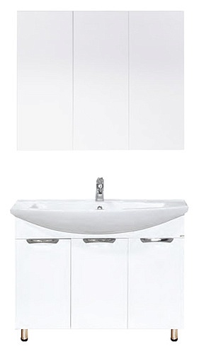 Тумба под раковину Misty Лаванда 100 Э-Лав01100-011Пр