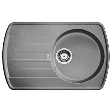 Мойка кухонная Blanco Rondoval 45 S Silgranit PuraDur (алюметаллик), 515763