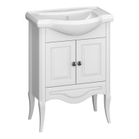 Тумба под раковину Opadiris Брунелла 65  00-00000474 белый матовый  (без раковины)