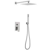 Душевой комплект ABBER Daheim AF8219SP скрытого монтажа без излива, сатин