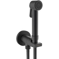 Смеситель с гигиеническим душем Bossini Paloma Brass E34007B.073 черный матовый