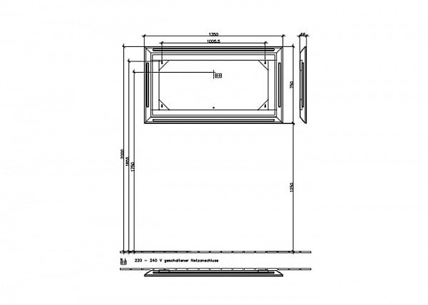 Зеркало 135 см с подсветкой Villeroy&amp;Boch La Belle A336D500