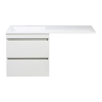 Тумба под стиральную машину подвесная Style Line Даллас СС-00000469 белый