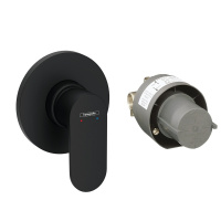 Смеситель Hansgrohe Rebris S для душа 72648670, черный матовый Смеситель Hansgrohe Rebris S для душа 72648670, черный матовый