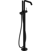 Смеситель для ванны напольный Hansgrohe Tecturis S 73440670 черный матовый