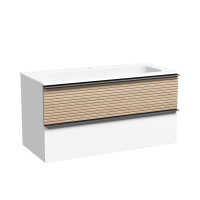 Тумба под раковину Sancos  Delta DL100W дуб светлый