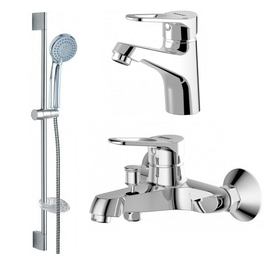 Комплект для ванной комнаты Bravat Eco-D 3 в 1 F00314C