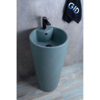 Раковина напольная (40х40) Gid Nb131gm (зеленая хаки)